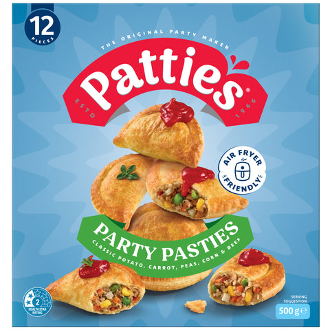 Patties 12pk Party Pasties 6x500g