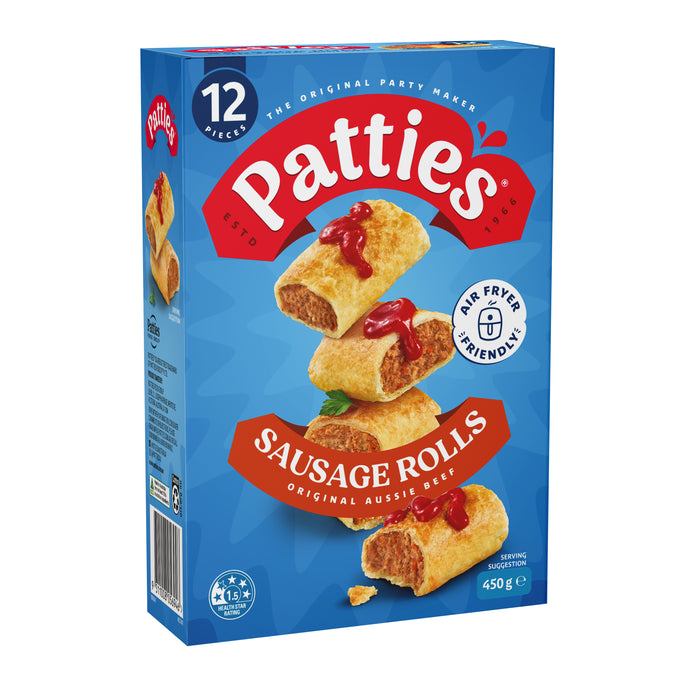 Patties 12pk Party Sausage Rolls 6x450g