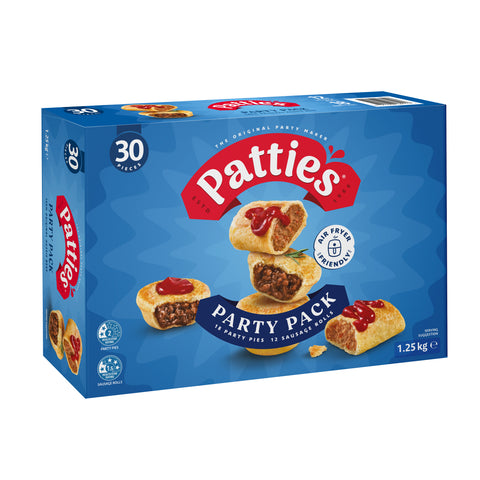 Patties 30pk Party Pack 6x1250g