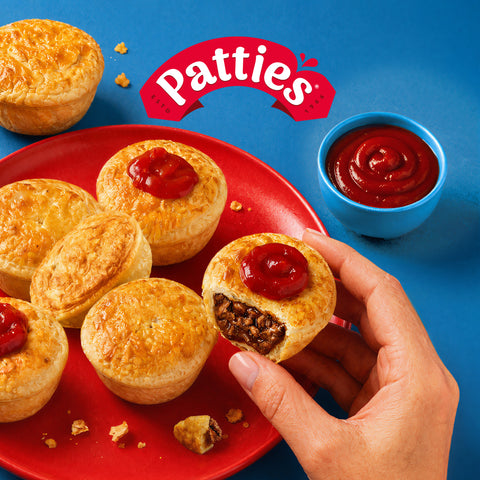 Patties Beef & Bacon Party Pie 6x560g