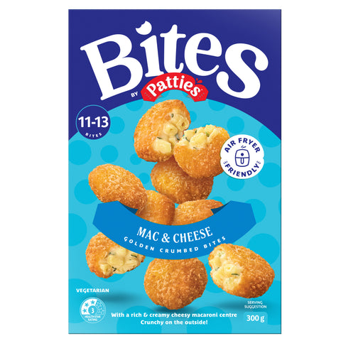 Bites By Patties mac & cheese Crumbed Bites 5x300g