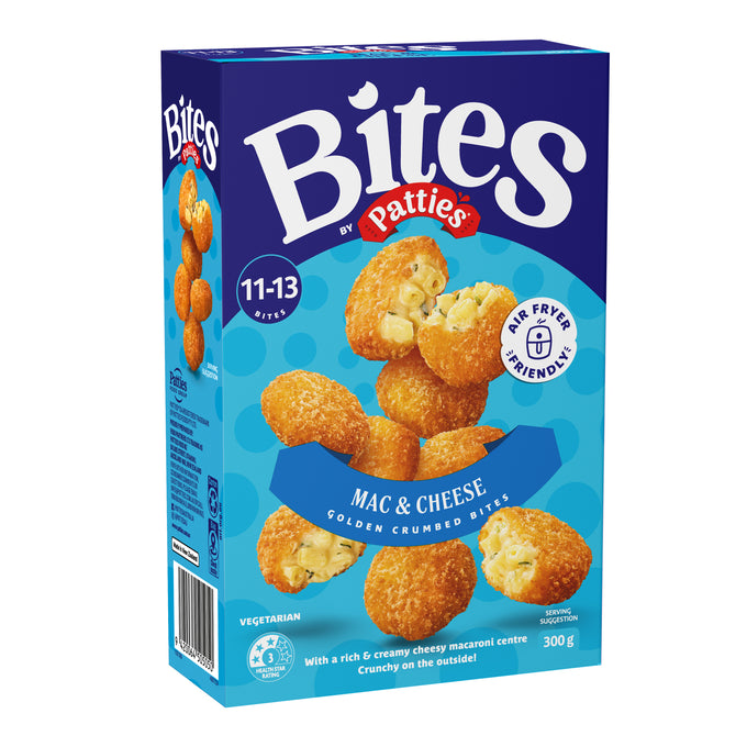 Bites By Patties mac & cheese Crumbed Bites 5x300g