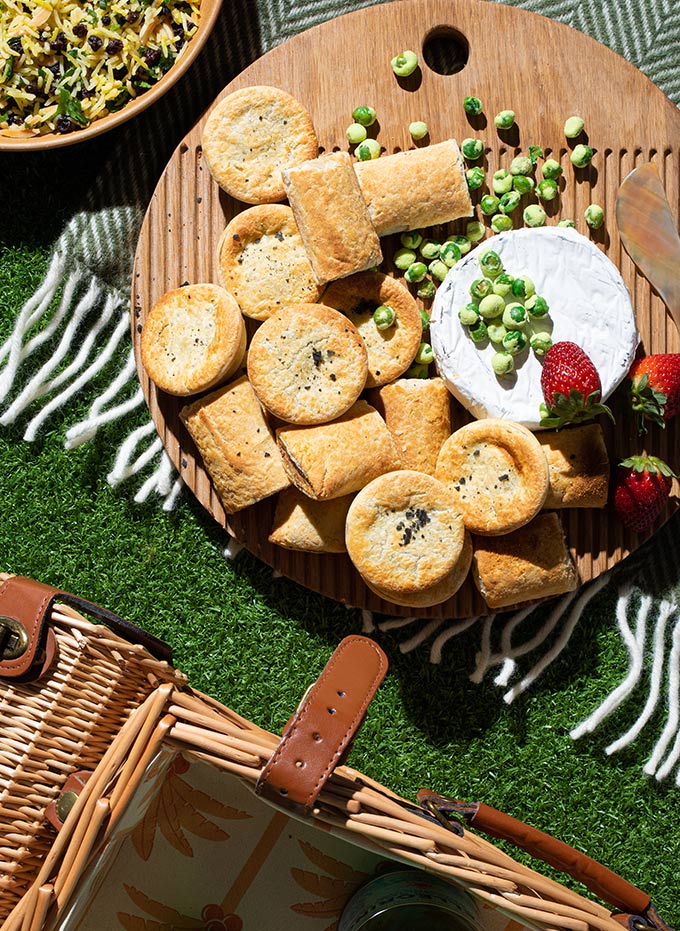 Patties Party Pack Party Pies and Sausage Rolls Aussie Beef 1.25kg 30 Pack